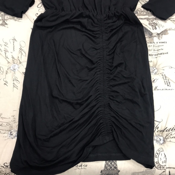 FRAICHE BY J  Ruched Turtleneck Long Sleeve Dress - Picture 5 of 6